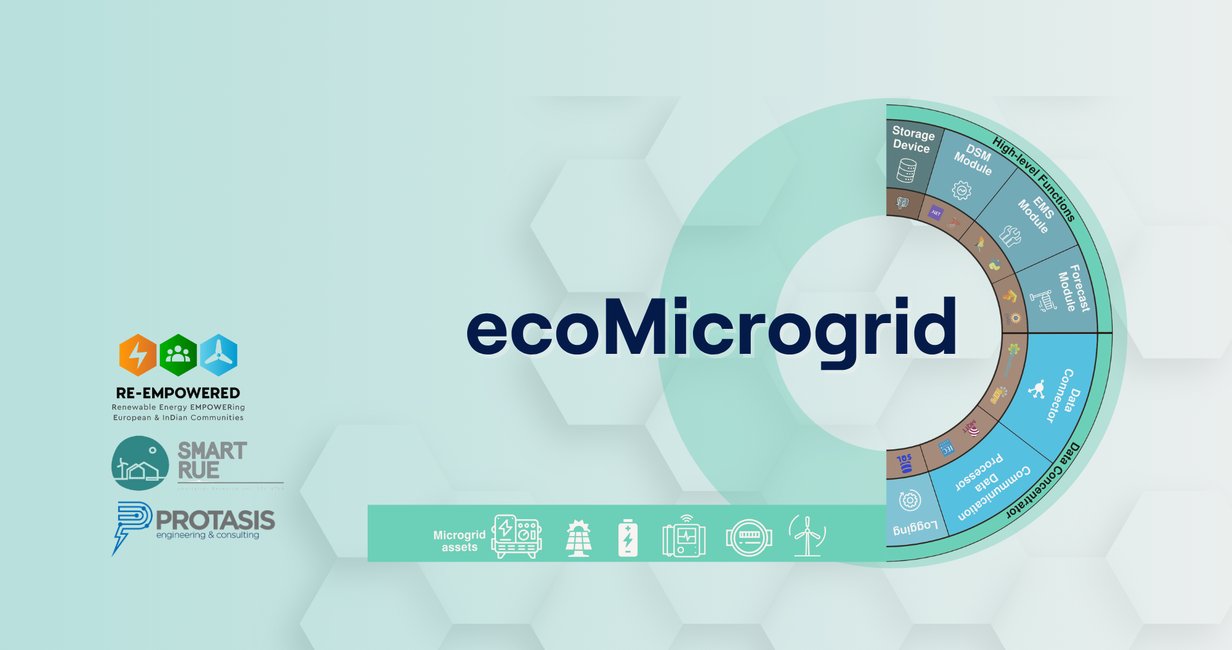 Advanced ecoMicrogrid system for the management of microgrids and autonomous systems