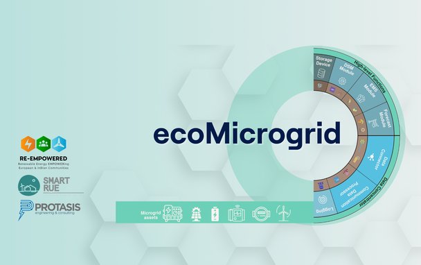 Advanced ecoMicrogrid system for the management of microgrids and autonomous systems