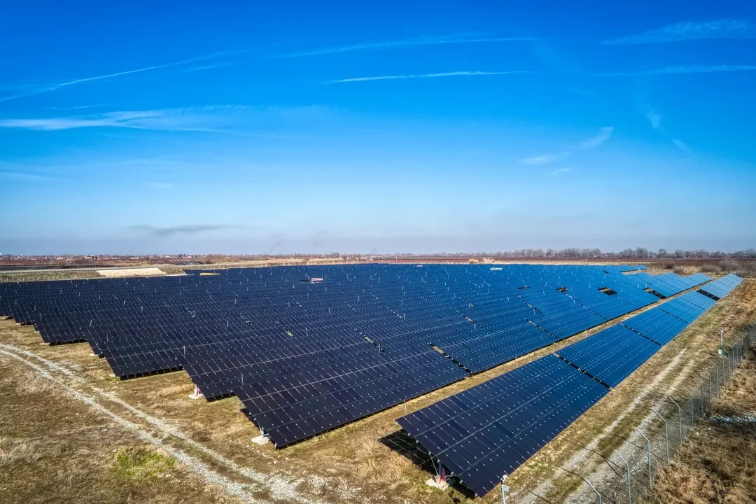 Image showing  pv park in north greece shutterstock